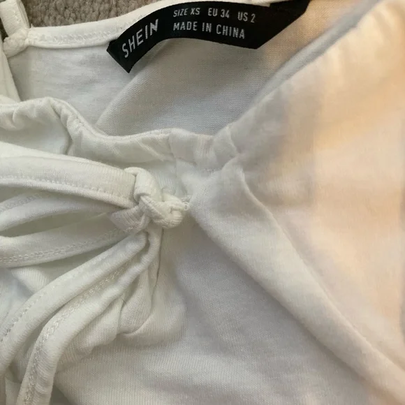 Tie Front Bodysuit - Picture 3 of 3